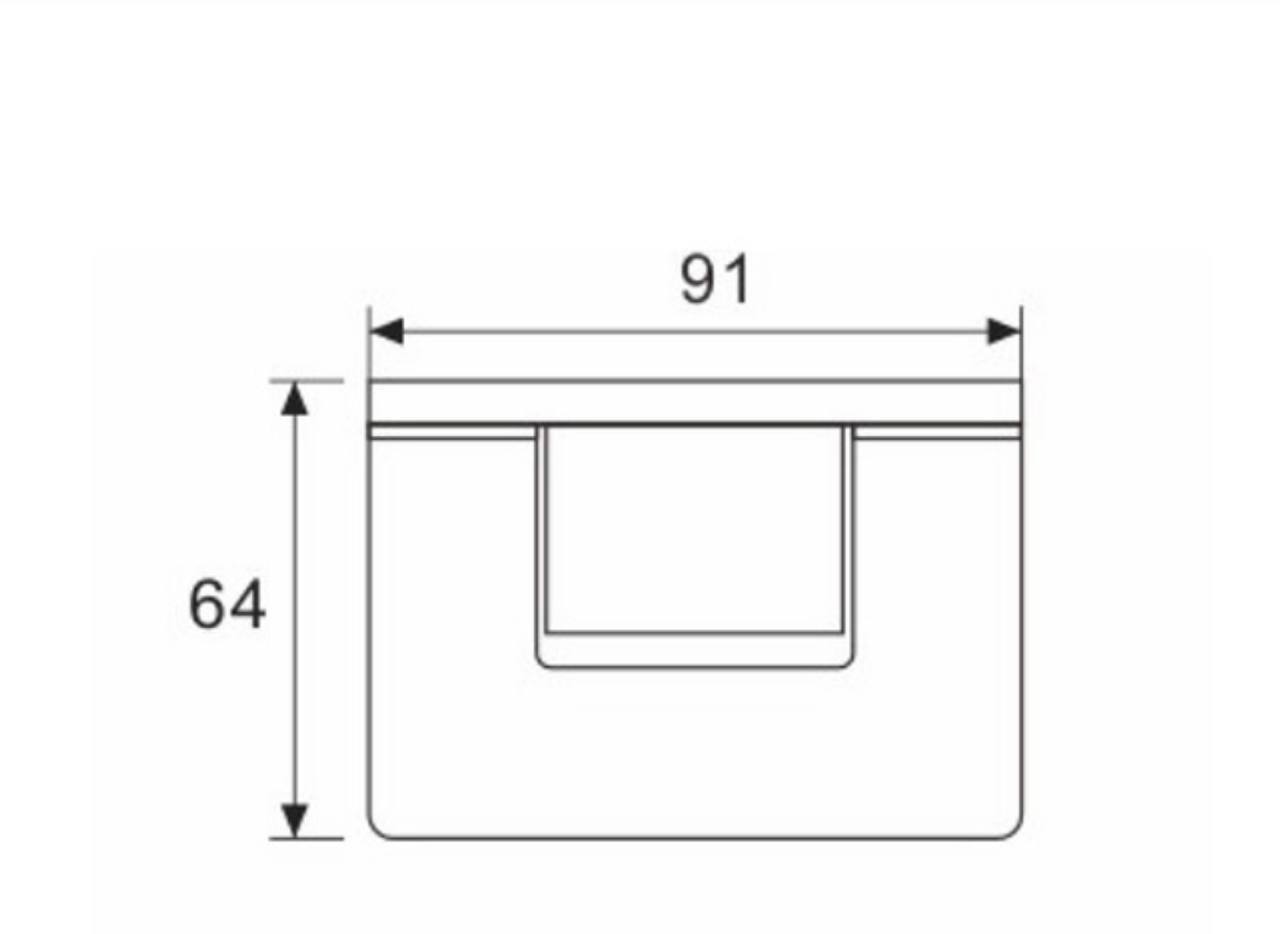 Петля для душевой кабины GPH-603 чертёж