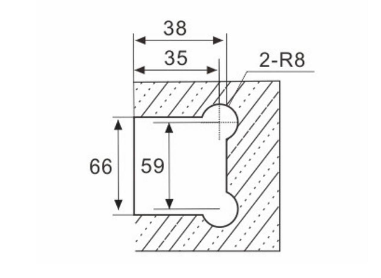Петля для душевой кабины GPH-603