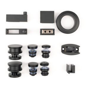 Раздвижная система для душевой кабины QW-2 Black
