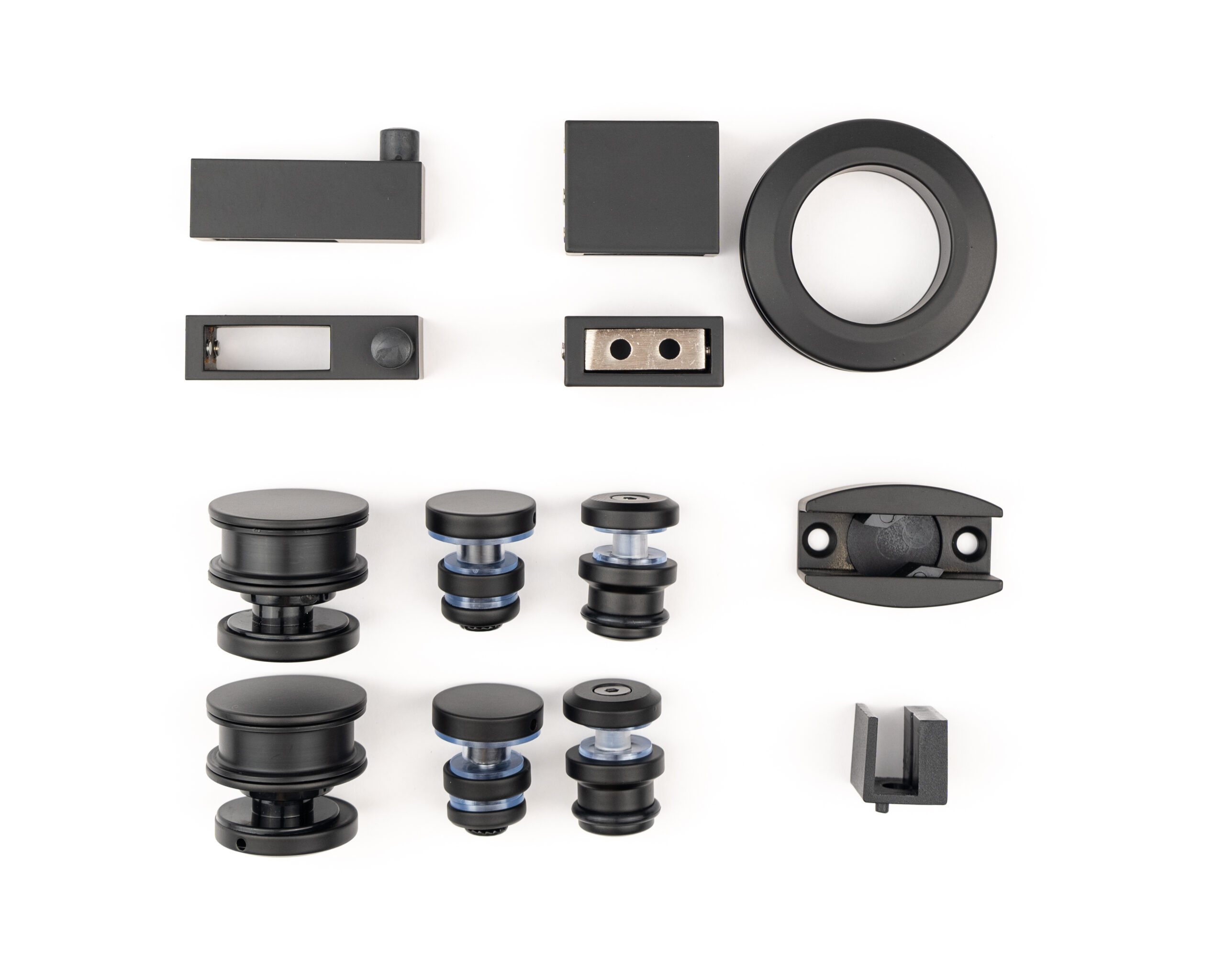 Раздвижная система для душевой кабины QW-2 Black