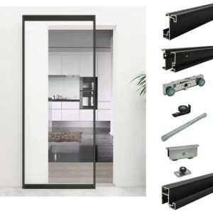 Скрытая раздвижная система Hidden QW-601 Black